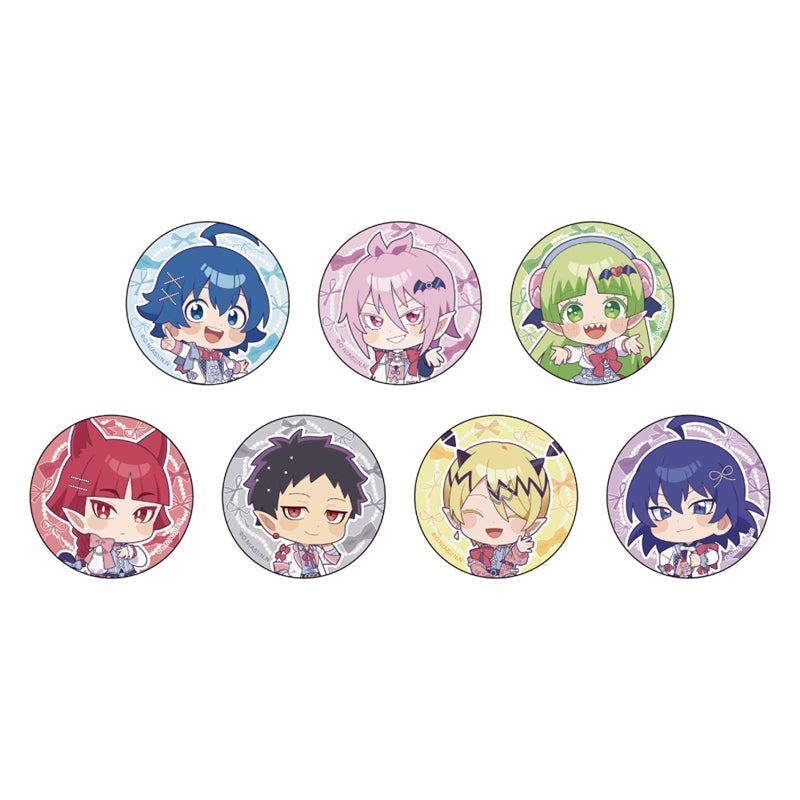 (Goods - Badge) Welcome to Demon School! Iruma-kun Trading Button Badge (Ribbon Co-ord) (Blind Box -Single)