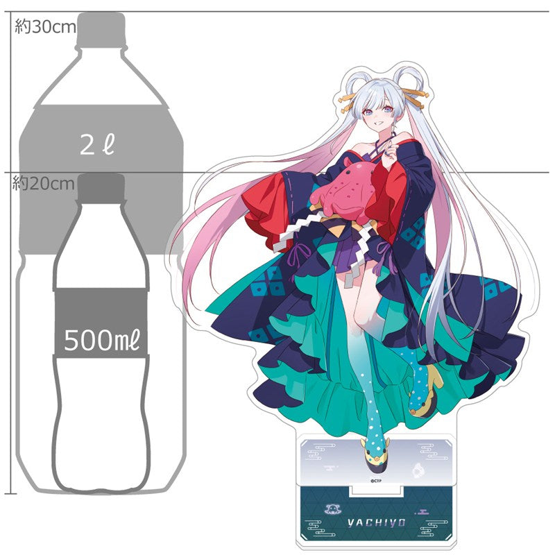 Big acrylic stand Yachiyo versi kostum KASSEN dari Super Kaguya Hime!