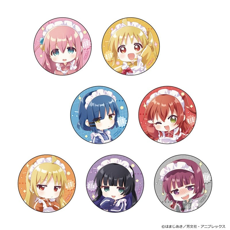 (1BOX=7)(Goods - Badge) Bocchi the Rock! Trading Button Badge (Jersey Maid/Art by Namori)(Blind Box -Single)