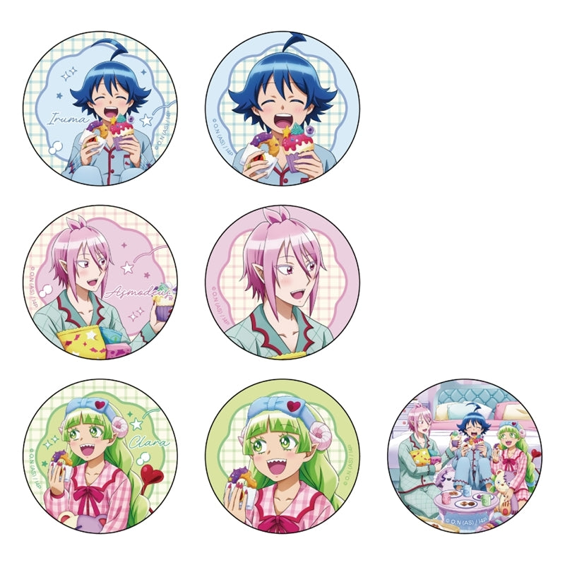 (Goods - Badge) Welcome to Demon School! Iruma-kun Pajama Party Can Badge (Blind Box -Single)