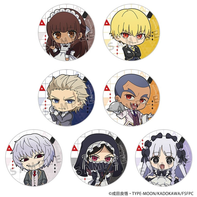 (1BOX=7)(Goods - Badge) Fate/strange Fake Trading Button Badge (Maids & Butlers)(Blind Box -Single)