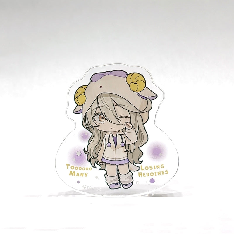 (Goods - Ornament) Too Many Losing Heroines! Die-cut Acrylic Block (Yumeko Shikiya/Animal Hoodie)
