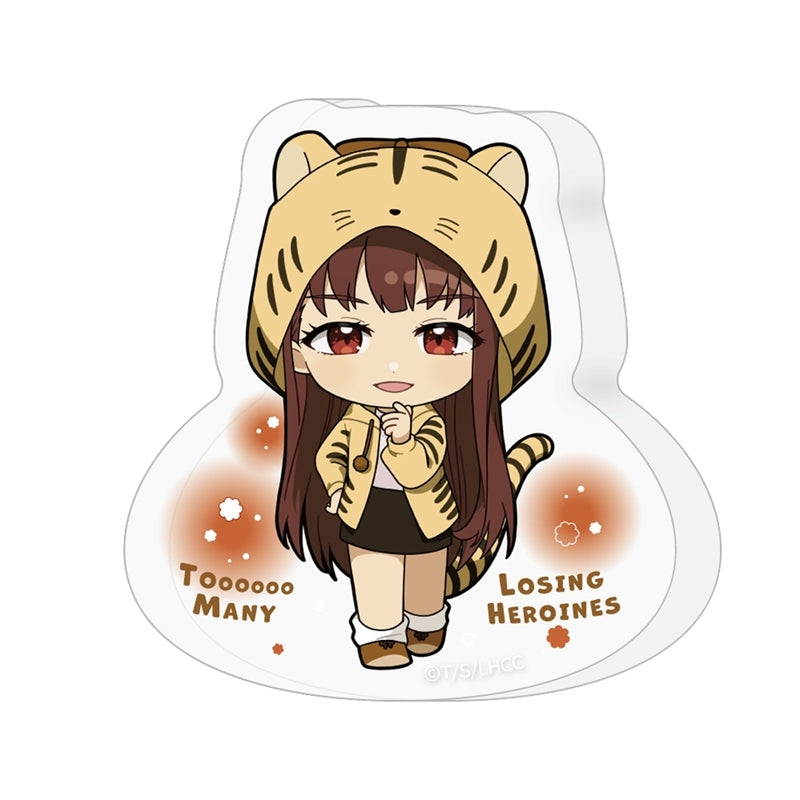 (Goods - Ornament) Too Many Losing Heroines! Die-cut Acrylic Block (Hibari Hokobaru/Animal Hoodie)