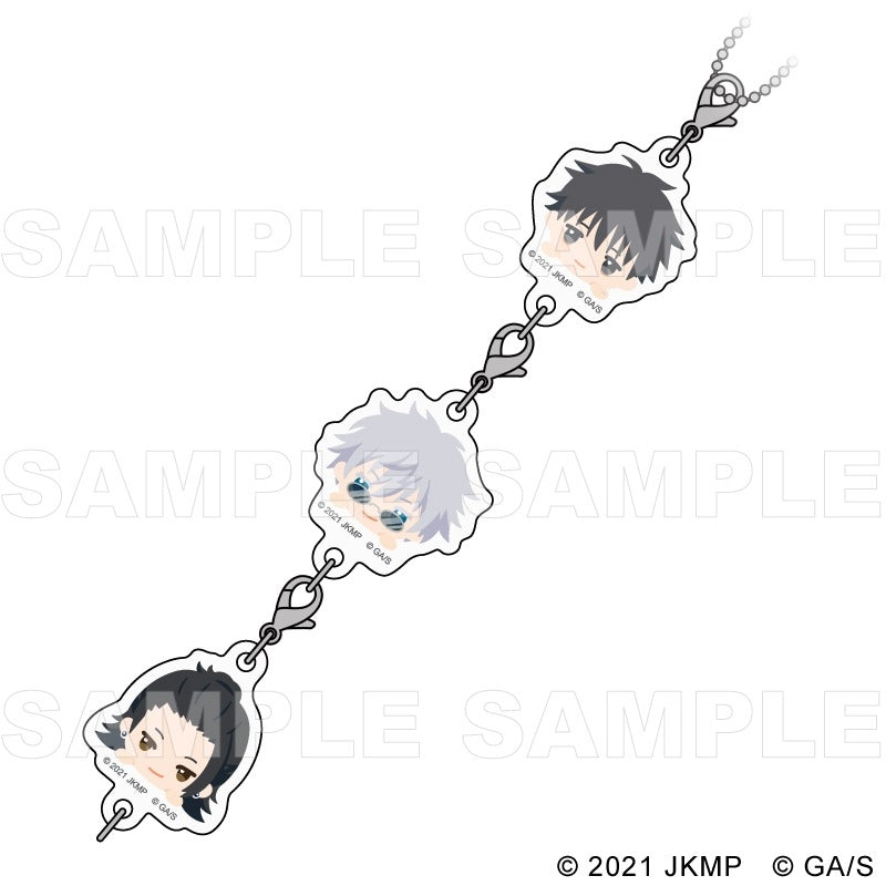 [Jujutsu Kaisen] The Movie 0 Chokotte! 3-in-a-row Acrylic Keychain (Okkotsu, Gojo, Geto)