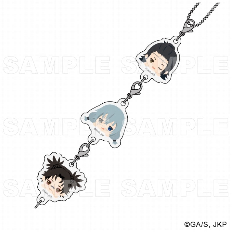 (Goods - Keychain) Jujutsu Kaisen Chokotte! Multi-Part Acrylic Keychain Cursed Spirit & Cursed Object (Geto, Mahito, Choso)