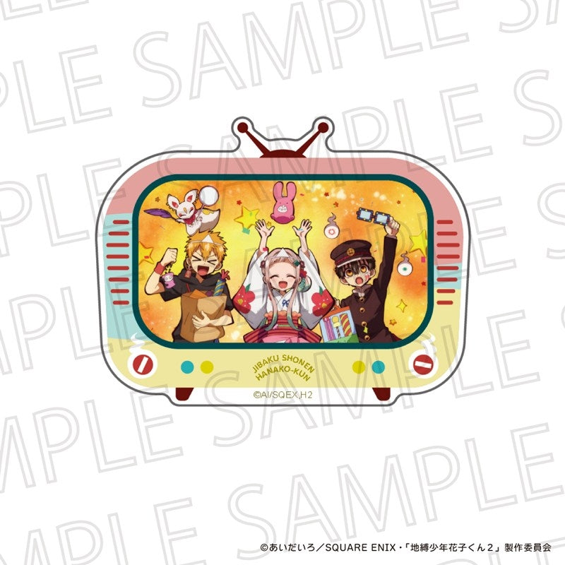 (Goods - Ornament) Toilet-Bound Hanako-Kun TV Anime Season 2 TV-Shaped Mascot Hanako-Kun & Nene Yashiro & Kou Minamoto
