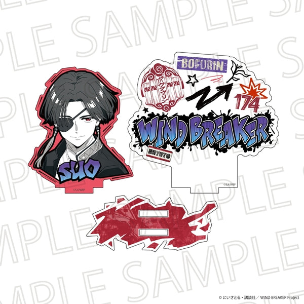 Goods - Acrylic Stand) WIND BREAKER Acrylic Stand w/Background (Accen