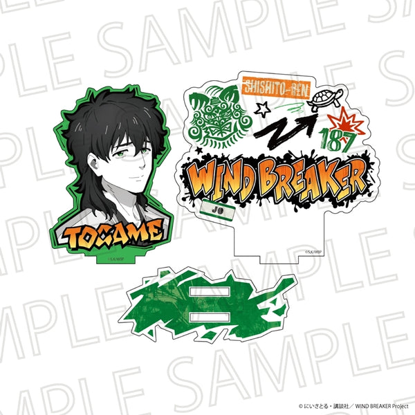 Goods - Acrylic Stand) WIND BREAKER Acrylic Stand w/Background (Accen