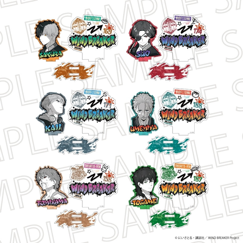 (Goods - Acrylic Stand) WIND BREAKER Acrylic Stand w/Background (Accent Color) Jo Togame
