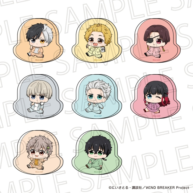 (Goods - Ornament) WIND BREAKER Puchiteku Yurayura Acrylic Block Akihiko Nirei