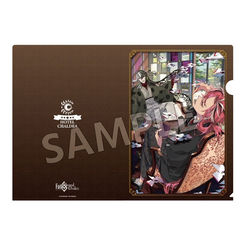 (Goods - Clear File) Fate/Grand Order Hotel Collab Vol.3 Clear File Ashiya Douman & Takasugi Shinsaku