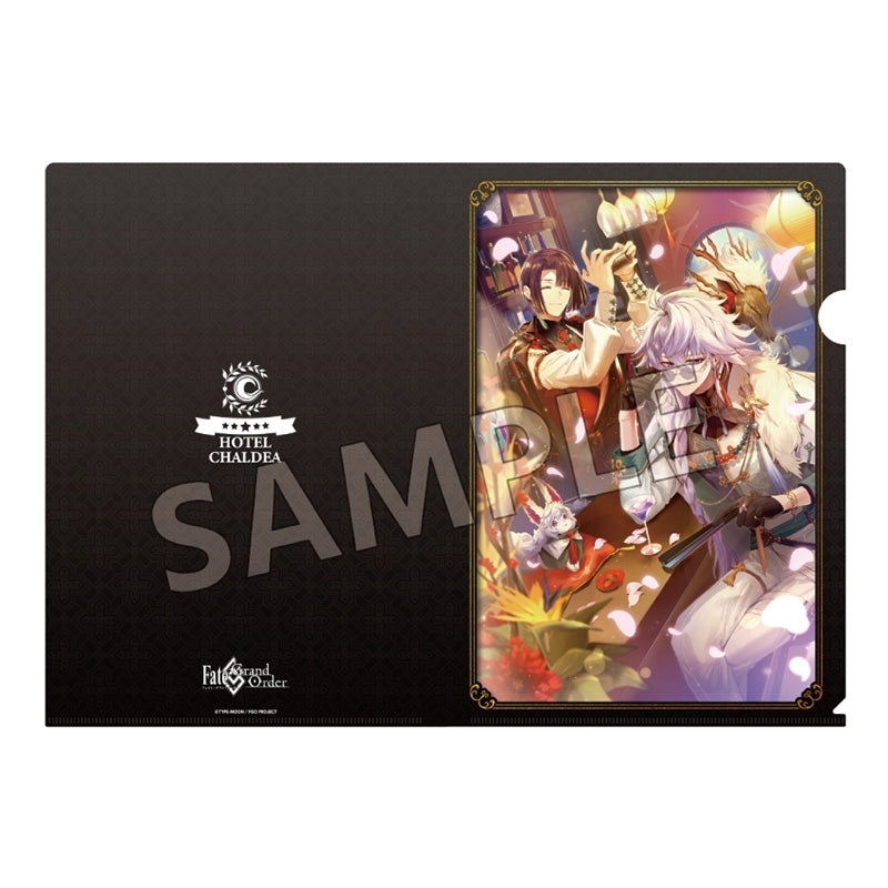 (Goods - Clear File) Fate/Grand Order Hotel Collab Vol.3 Clear File Merlin & Taigong Wang