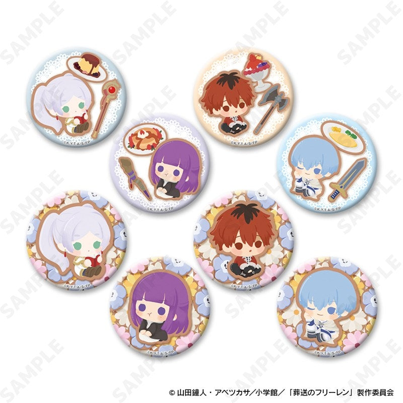 (1BOX=8)(Goods - Badge) Frieren: Beyond Journey's End Trading Mat Button Badge (Blind Box -Single)