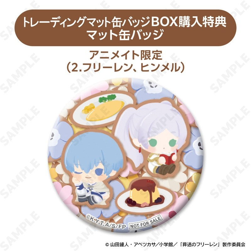(1BOX=8)(Goods - Badge) Frieren: Beyond Journey's End Trading Mat Button Badge (Blind Box -Single)