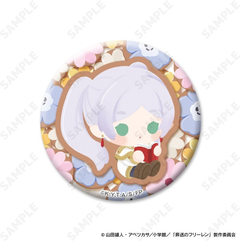 (1BOX=8)(Goods - Badge) Frieren: Beyond Journey's End Trading Mat Button Badge (Blind Box -Single)