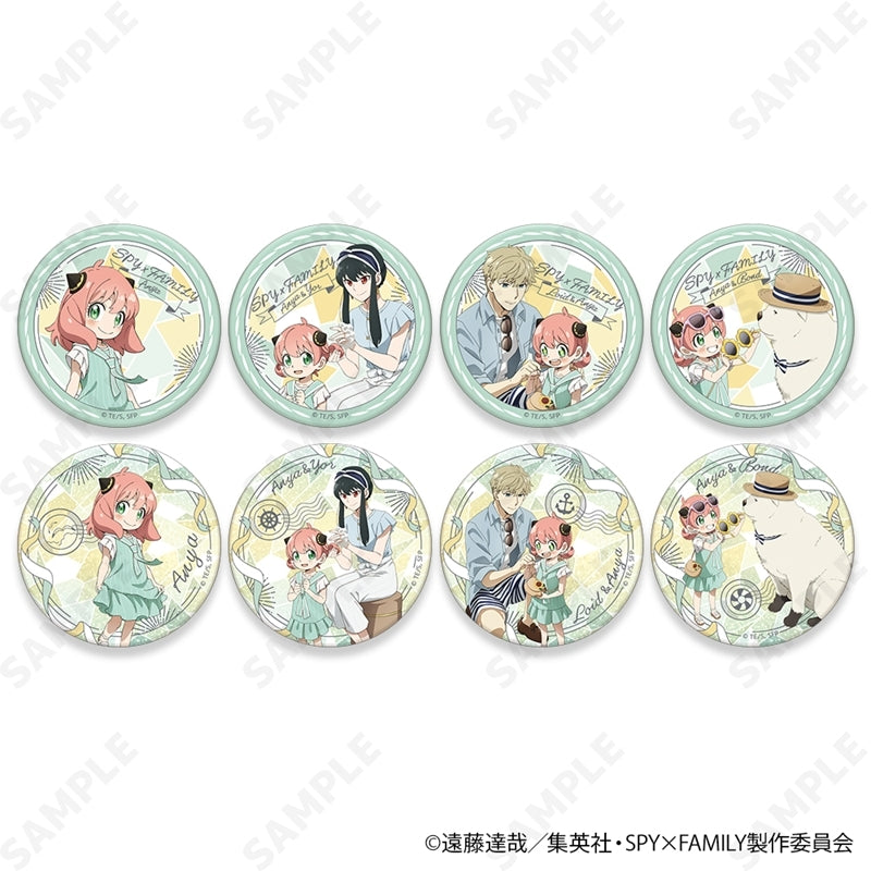 (1BOX=8)(Goods - Badge) TV Anime SPY x FAMILY Trading Button Badge [Summer Outing](Blind Box -Single)