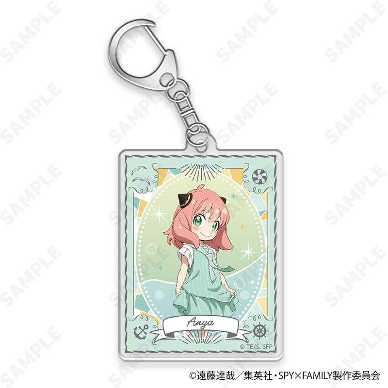 (1BOX=8)(Goods - Keychain) TV Anime SPY x FAMILY Trading Acrylic Keychain [Summer Outing](Blind Box -Single)