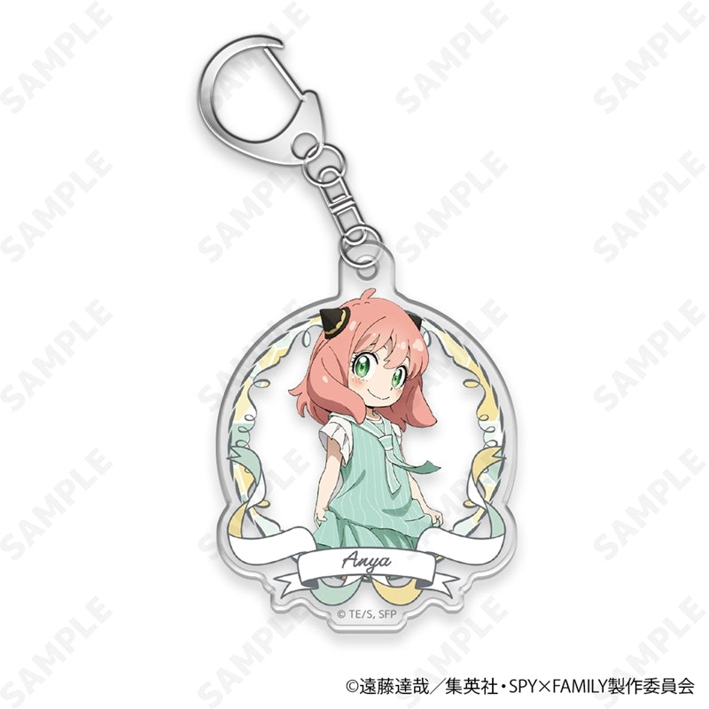 (1BOX=8)(Goods - Keychain) TV Anime SPY x FAMILY Trading Acrylic Keychain [Summer Outing](Blind Box -Single)