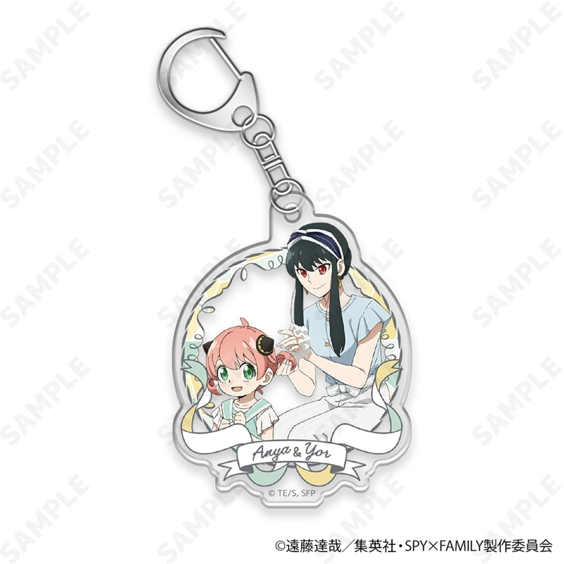 (1BOX=8)(Goods - Keychain) TV Anime SPY x FAMILY Trading Acrylic Keychain [Summer Outing](Blind Box -Single)