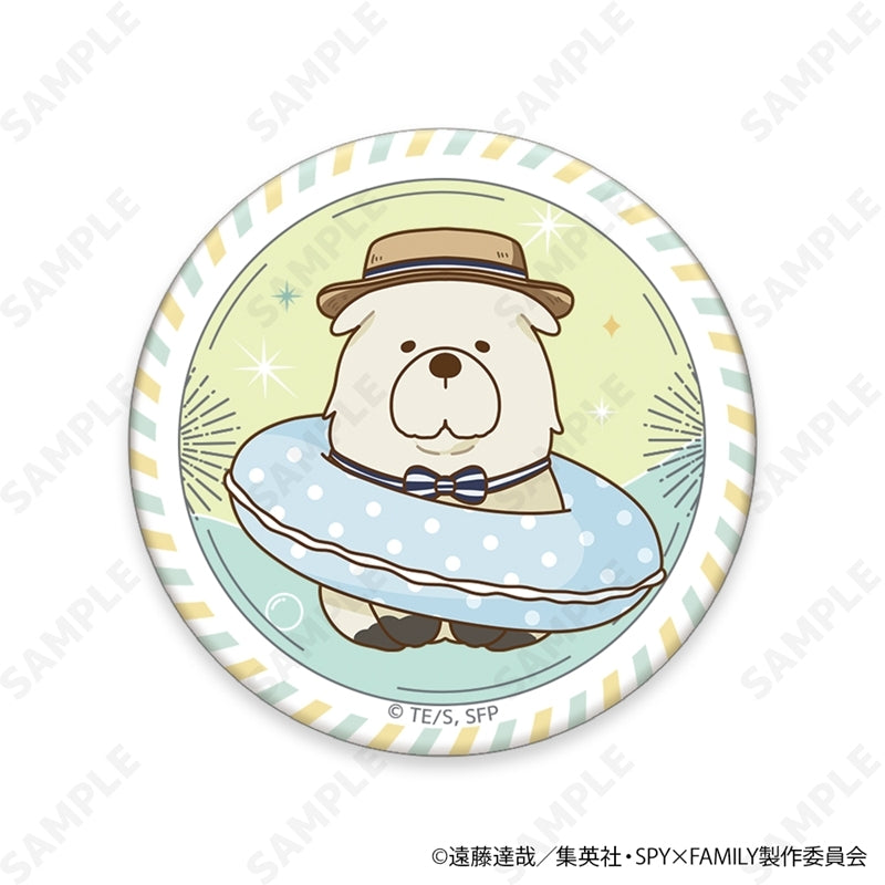 (1BOX=6)(Goods - Badge) TV Anime SPY x FAMILY Trading Button Badge Chibi ver. [Summer Outing](Blind Box -Single)