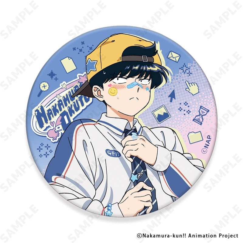 (1BOX=6)(Goods - Badge) TV Anime Go for It, Nakamura! Trading Button Badge [Y2K](Blind Box -Single)