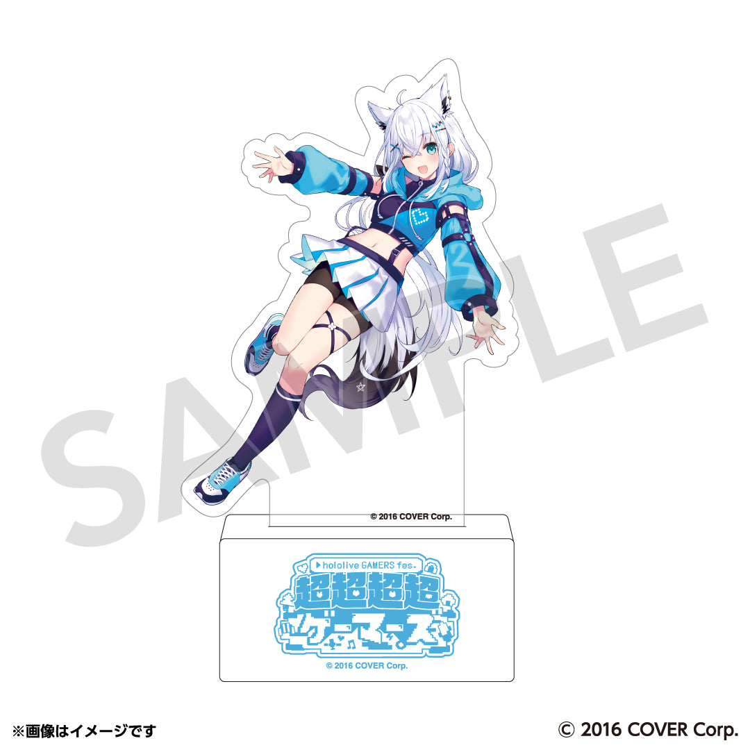 (Goods - Acrylic Stand) [hololive] hololive GAMERS fes. Cho Gamers LED Acrylic Stand / Shirakami Fubuki