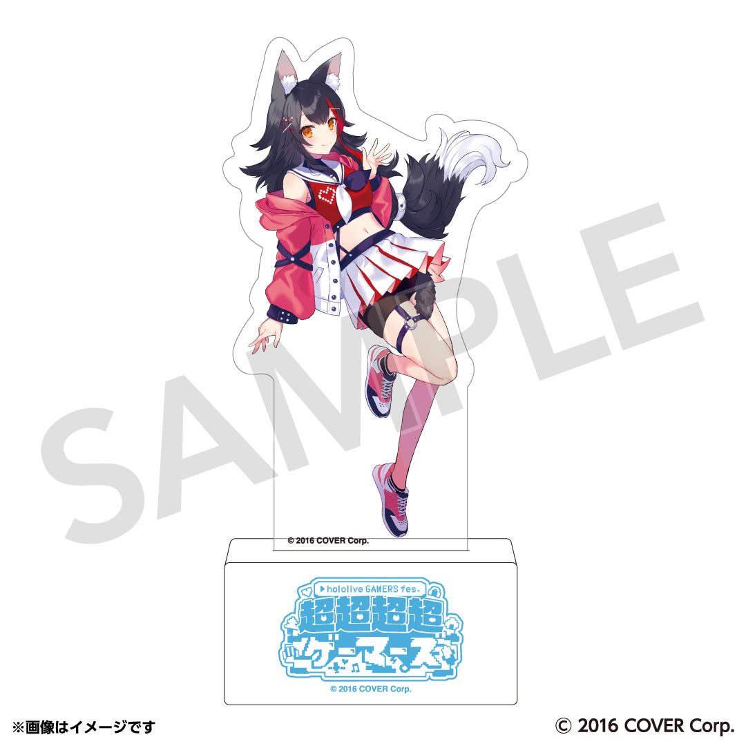 (Goods - Acrylic Stand) [hololive] hololive GAMERS fes. Cho Gamers LED Acrylic Stand / Ookami Mio