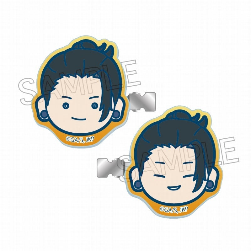 (Goods - Hair Band) Jujutsu Kaisen MaruKao Hinged Barrettes For Bangs Suguru Geto