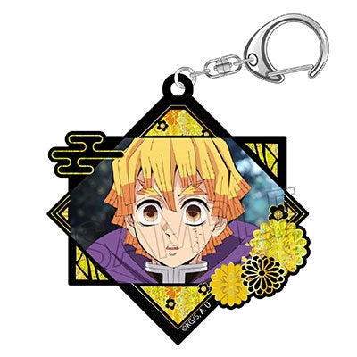 (Goods - Key Chain) Demon Slayer: Kimetsu no Yaiba Raden style Series Vol. 3 Acrylic Key Chain Zenitsu Agatsuma