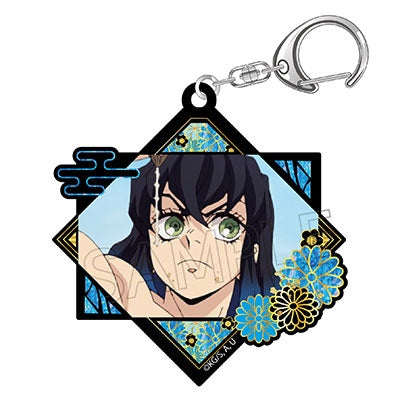 (Goods - Key Chain) Demon Slayer: Kimetsu no Yaiba Raden style Series Vol. 3 Acrylic Key Chain Inosuke Hashibira