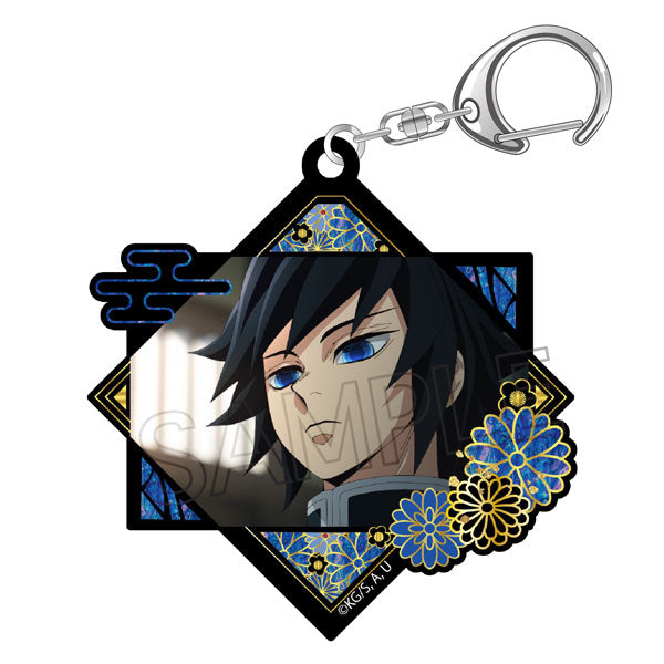 (Goods - Key Chain) Demon Slayer: Kimetsu no Yaiba Raden style Series Vol. 3 Acrylic Key Chain Giyu Tomioka