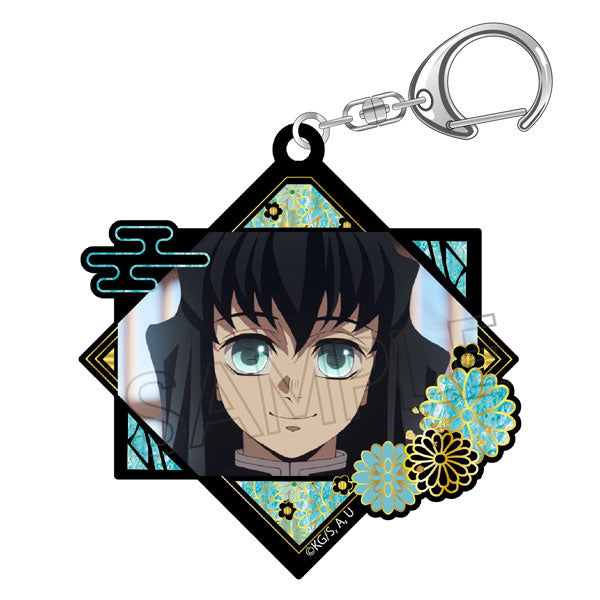 (Goods - Key Chain) Demon Slayer: Kimetsu no Yaiba Raden style Series Vol. 3 Acrylic Key Chain Muichiro Tokito