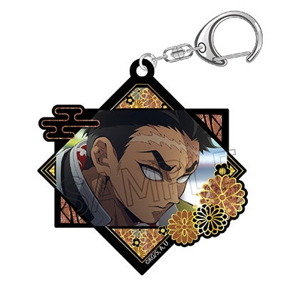 (Goods - Key Chain) Demon Slayer: Kimetsu no Yaiba Raden style Series Vol. 3 Acrylic Key Chain Gyomei Himejima