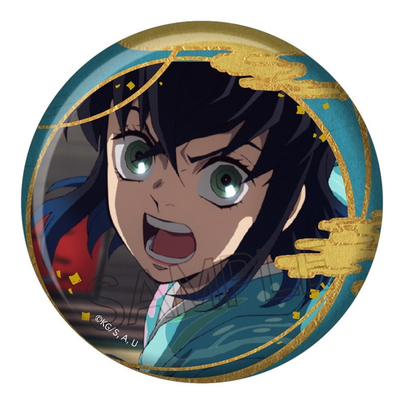(Goods - Badge) Demon Slayer: Kimetsu no Yaiba Foil Embossed Button Badge Vol. 2 Inosuke Hashibira