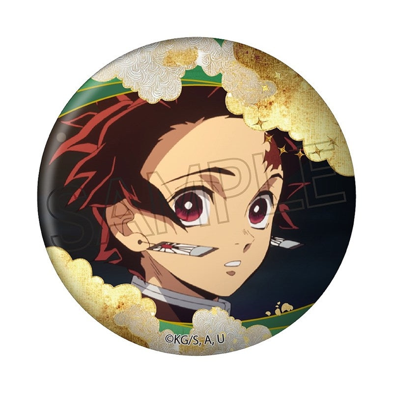 (Goods - Badge) Demon Slayer: Kimetsu no Yaiba Metallic Button Badge - Floating Cloud - Vol. 1 Tanjiro Kamado