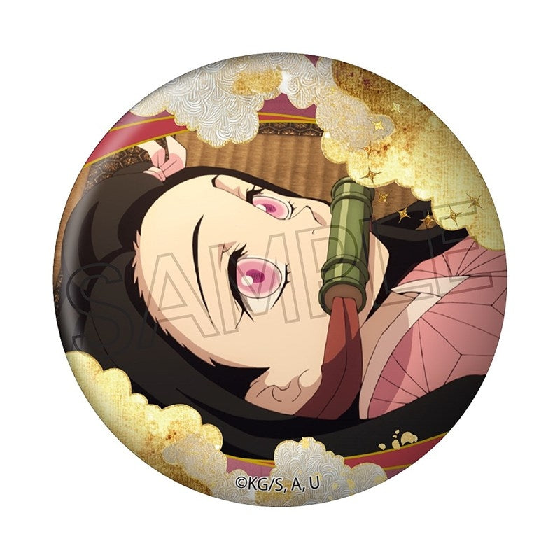 (Goods - Badge) Demon Slayer: Kimetsu no Yaiba Metallic Button Badge - Floating Cloud - Vol. 1 Nezuko Kamado