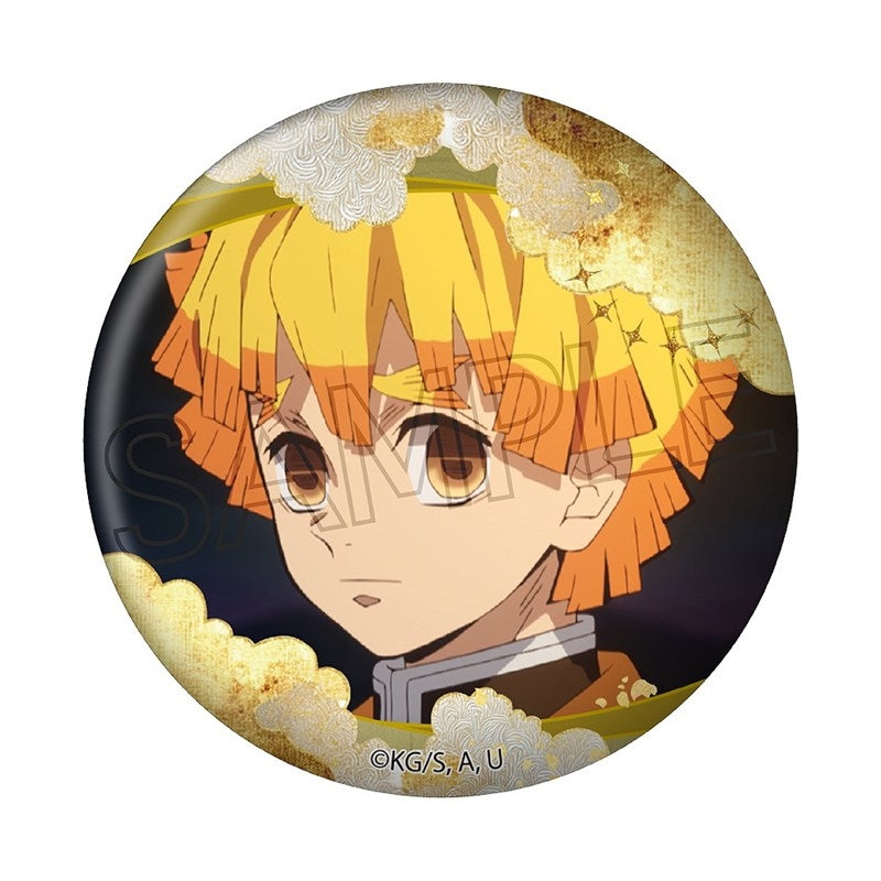 (Goods - Badge) Demon Slayer: Kimetsu no Yaiba Metallic Button Badge - Floating Cloud - Vol. 1 Zenitsu Agatsuma
