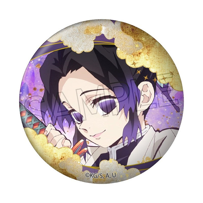 (Goods - Badge) Demon Slayer: Kimetsu no Yaiba Metallic Button Badge - Floating Cloud - Vol. 1 Shinobu Kocho