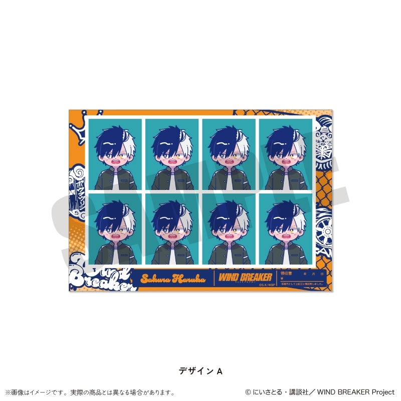 (Goods - Sticker) WIND BREAKER TV Anime Newtoro Vol.2 ID Photo Style Sticker A Haruka Sakura