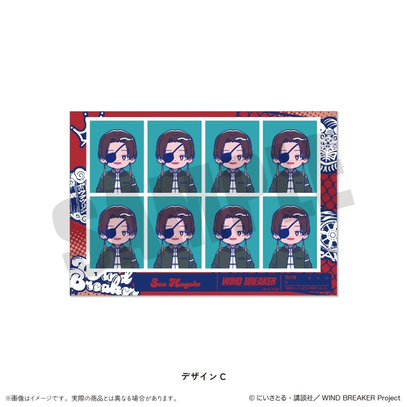 (Goods - Sticker) WIND BREAKER TV Anime Newtoro Vol.2 ID Photo Style Sticker C Hayato Suo
