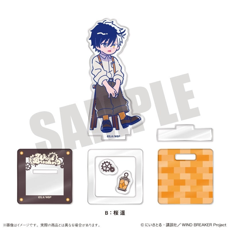 (Goods - Acrylic Stand) WIND BREAKER Newtro Birthday Acrylic Stand Photo Ver. Sakura B