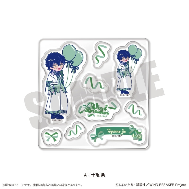 (Goods - Sticker) WIND BREAKER Newtro Birthday Custom Sticker Sheet Jo Togame A