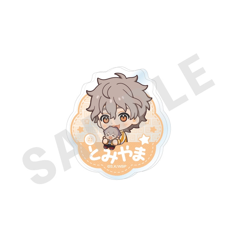 (Goods - Badge) TV Anime WIND BREAKER Dakko Series Name Badge (Choji Tomiyama)