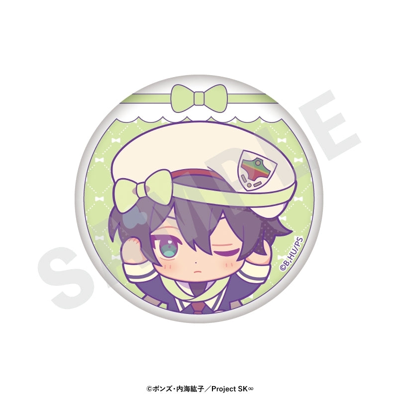 (Goods - Badge) Original TV Anime - SK8 the Infinity Chibi Ribbon Series Trading Button Badge (8 Types Total) (Blind Box -Single)