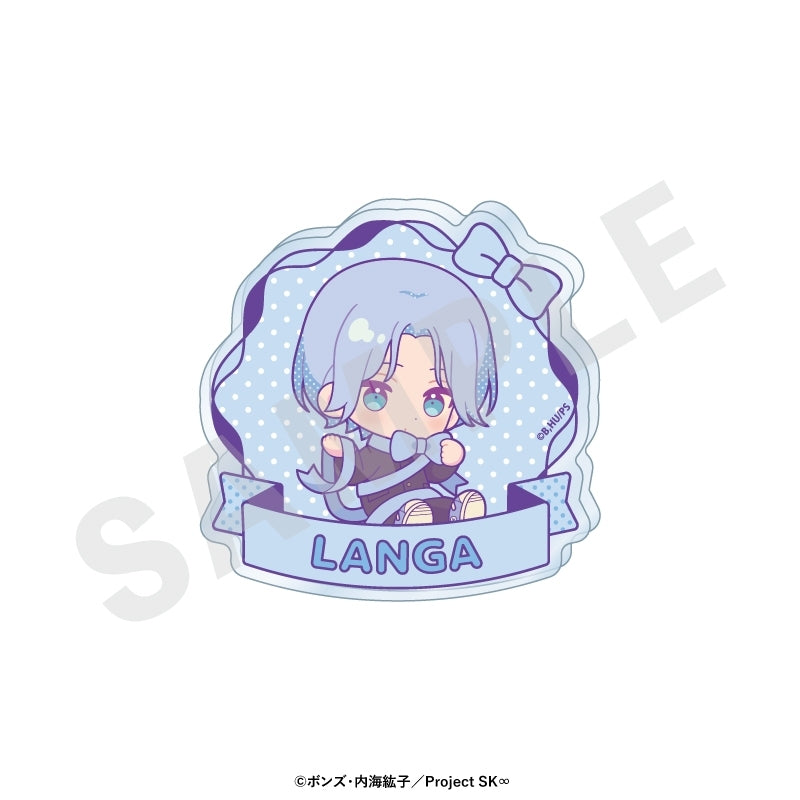 (Goods - Badge) Original TV Anime - SK8 the Infinity Chibi Ribbon Series Trading Name Badge (8 Types Total)(Blind Box -Single)