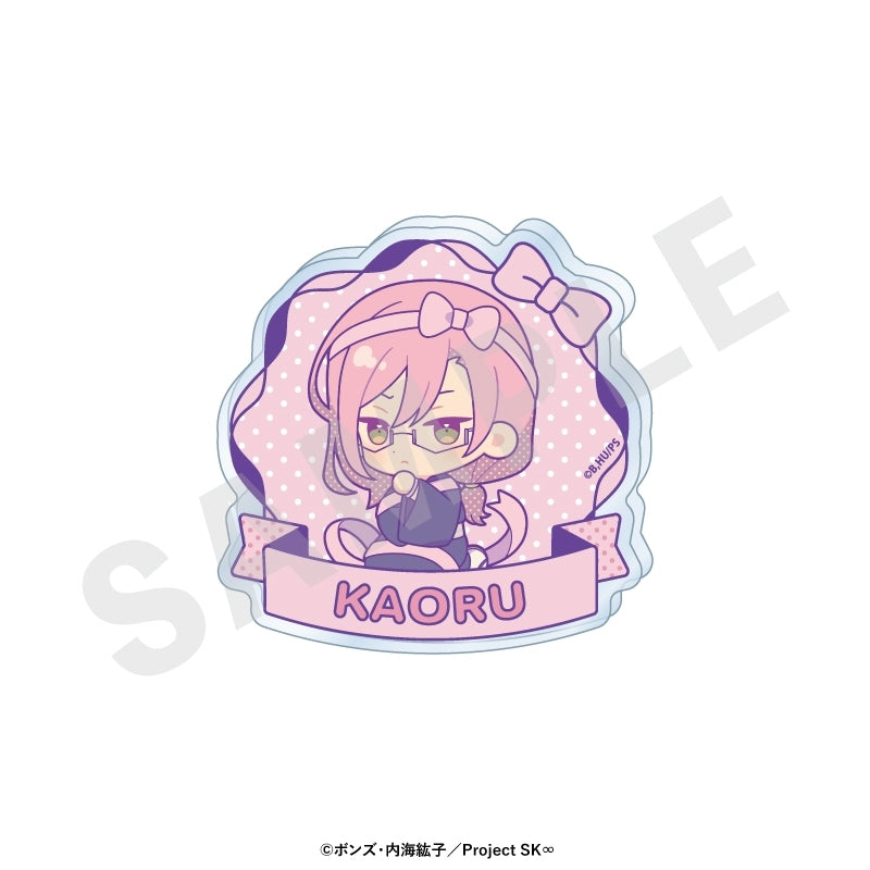 (Goods - Badge) Original TV Anime - SK8 the Infinity Chibi Ribbon Series Trading Name Badge (8 Types Total)(Blind Box -Single)