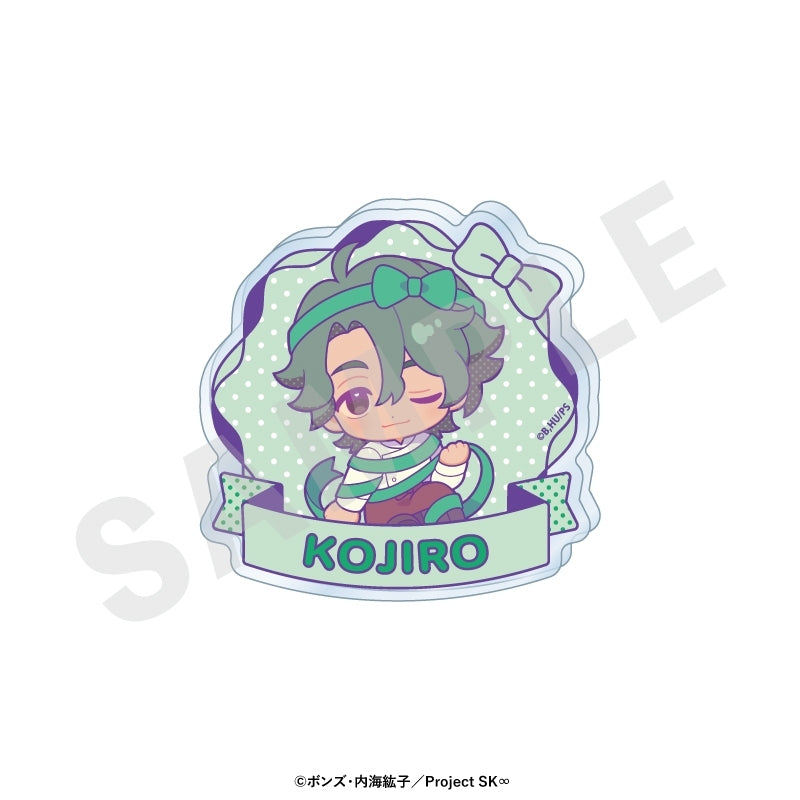 (Goods - Badge) Original TV Anime - SK8 the Infinity Chibi Ribbon Series Trading Name Badge (8 Types Total)(Blind Box -Single)