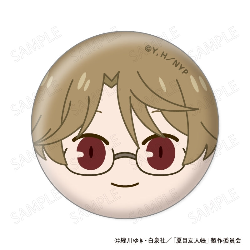 (1BOX=8)(Goods - Badge) Natsume's Book of Friends (Natsume Yuujinchou) MuniChara Badge(Blind Box -Single)