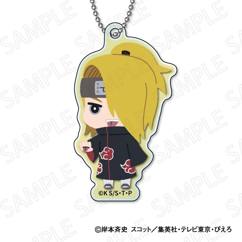 (1BOX=8)(Goods - Key Chain) NARUTO Shippuden TV Anime Mofumofu Acrylic Key Chain(Blind Box -Single)
