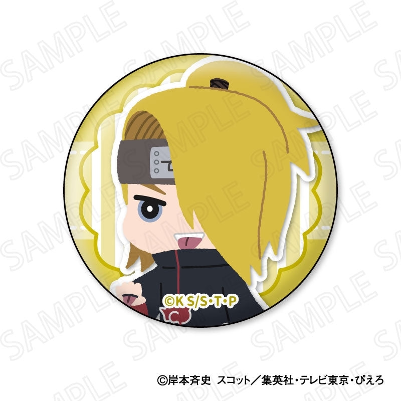 (1BOX=8)(Goods - Badge) NARUTO Shippuden TV Anime Mofumofu Button Badge Collection(Blind Box -Single)